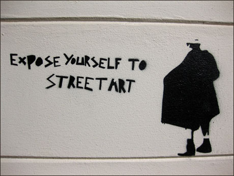 Expose yourself to street art